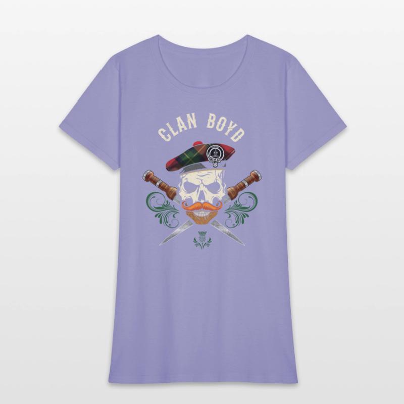 Clan Boyd Scottish Skull Crest Badge Dirk