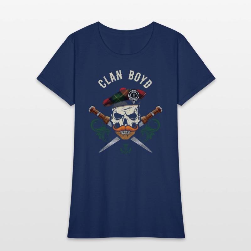 Clan Boyd Scottish Skull Crest Badge Dirk