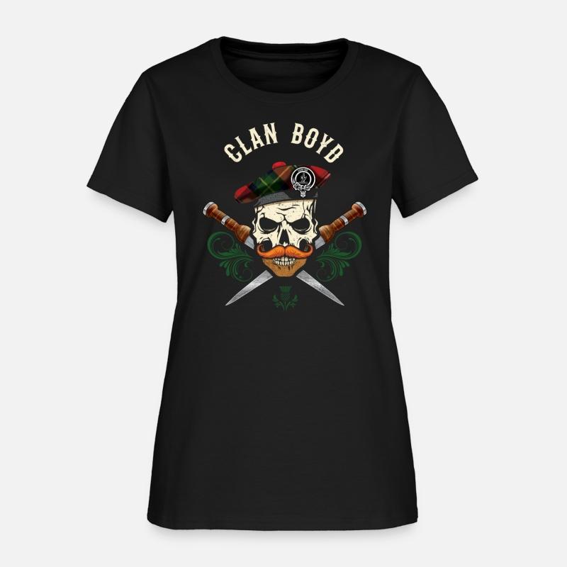 Clan Boyd Scottish Skull Crest Badge Dirk