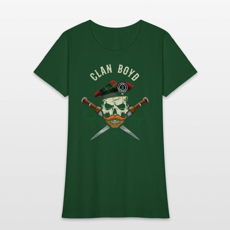Clan Boyd Scottish Skull Crest Badge Dirk
