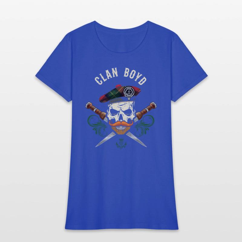 Clan Boyd Scottish Skull Crest Badge Dirk