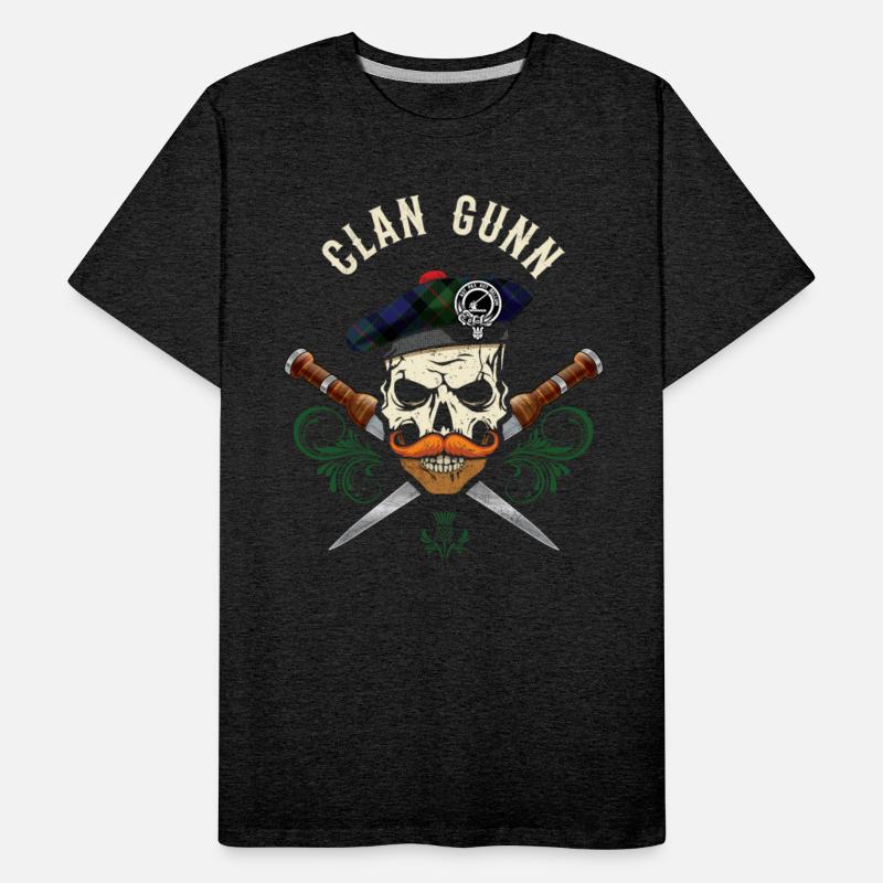 Clan Gunn Scottish Skull Crest Badge Dirk