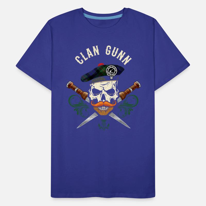 Clan Gunn Scottish Skull Crest Badge Dirk