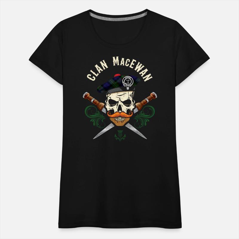 Clan MacEwan Scottish Skull Crest Badge Dirk