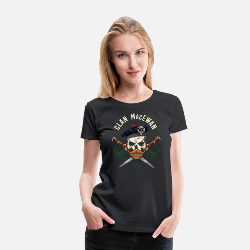 Clan MacEwan Scottish Skull Crest Badge Dirk