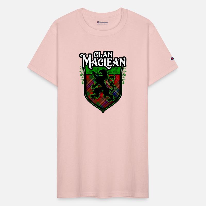 Clan MacLean Scottish Tartan Rampant Lion Celtic