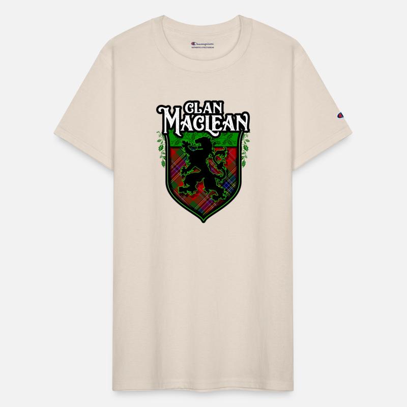Clan MacLean Scottish Tartan Rampant Lion Celtic