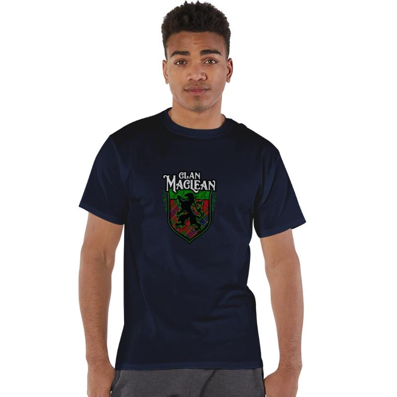 Clan MacLean Scottish Tartan Rampant Lion Celtic