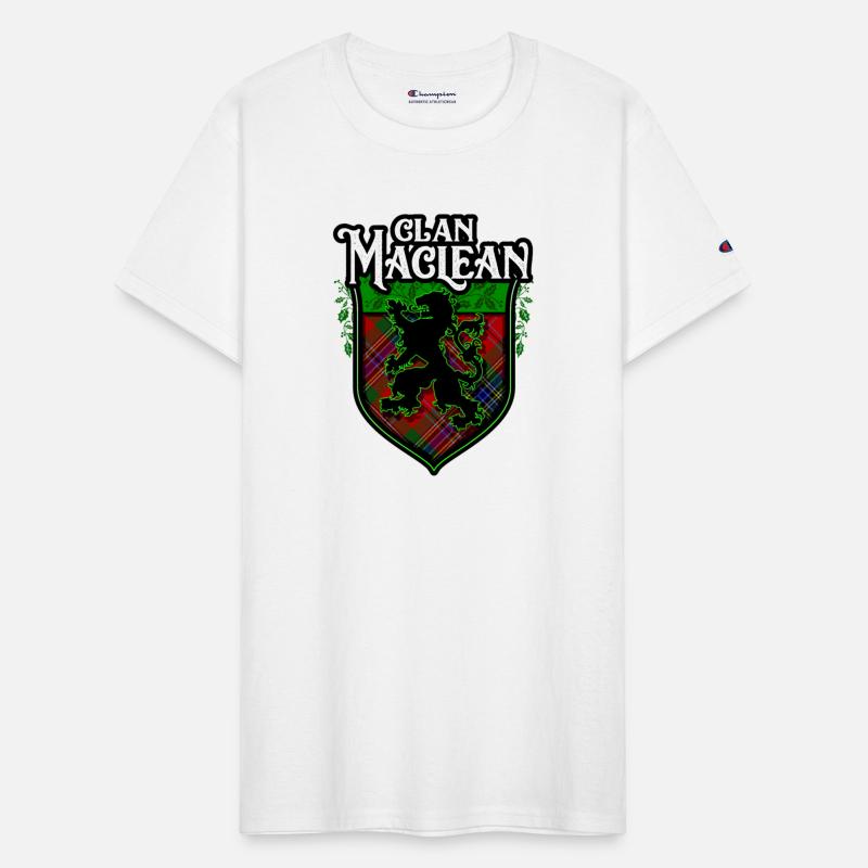 Clan MacLean Scottish Tartan Rampant Lion Celtic