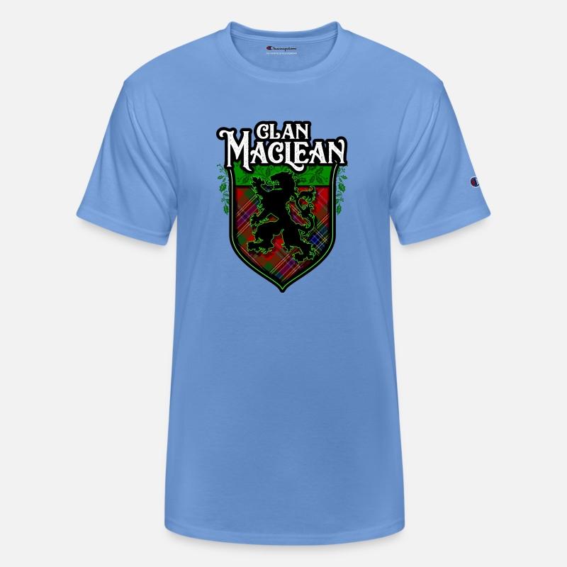 Clan MacLean Scottish Tartan Rampant Lion Celtic