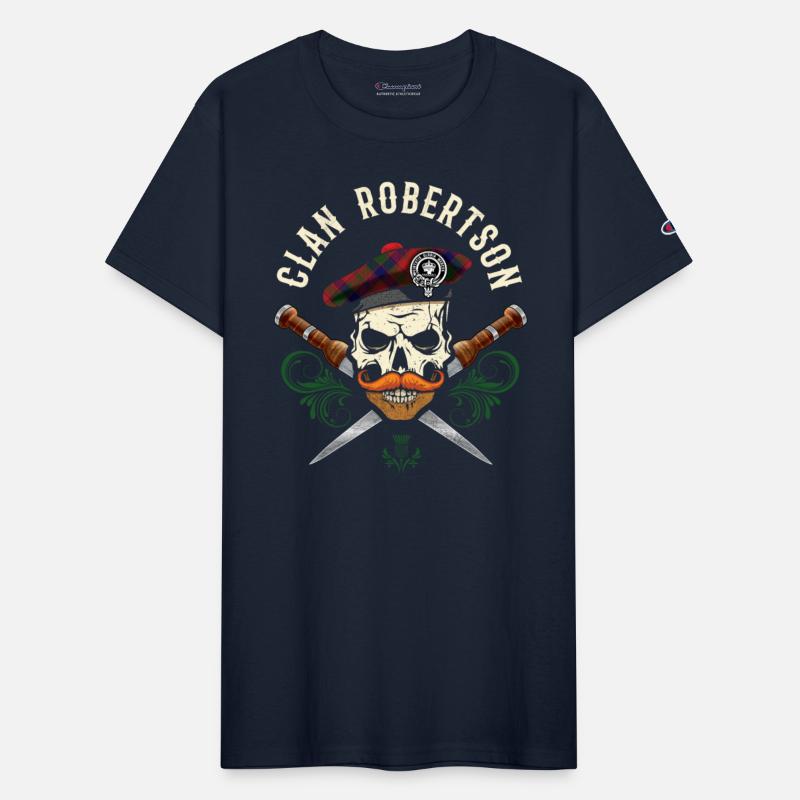 Clan Robertson Scottish Skull Crest Badge Dirk