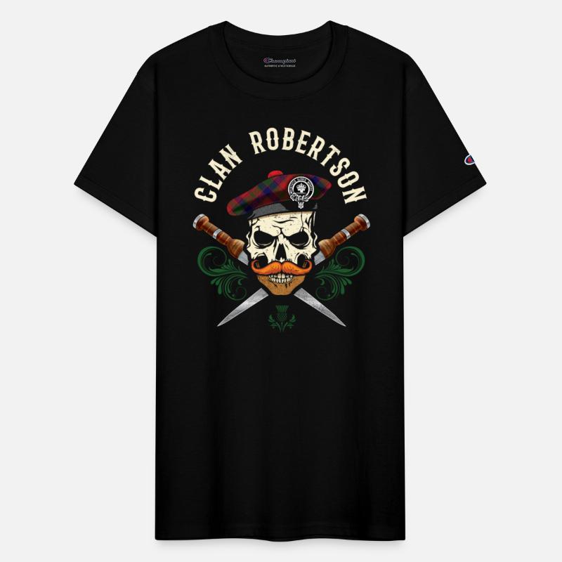Clan Robertson Scottish Skull Crest Badge Dirk
