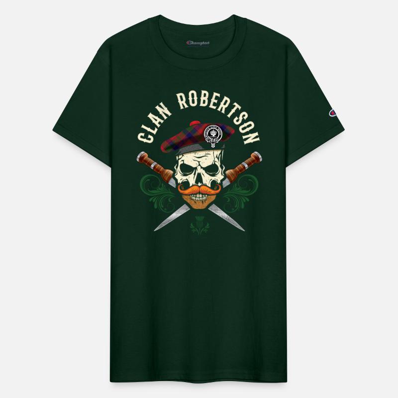 Clan Robertson Scottish Skull Crest Badge Dirk