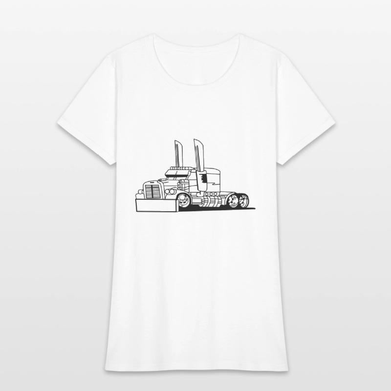 Comic style truck