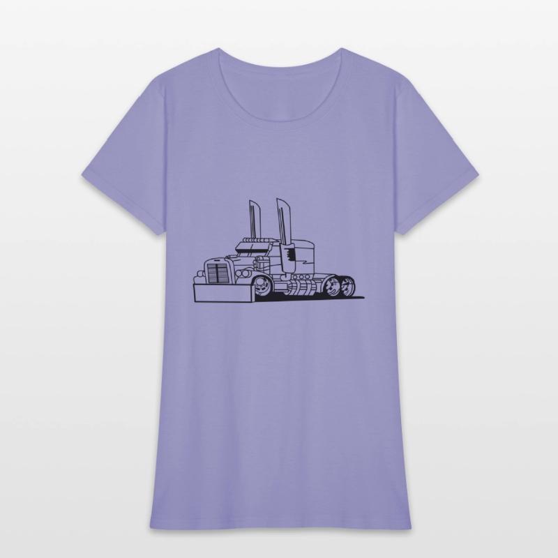 Comic style truck