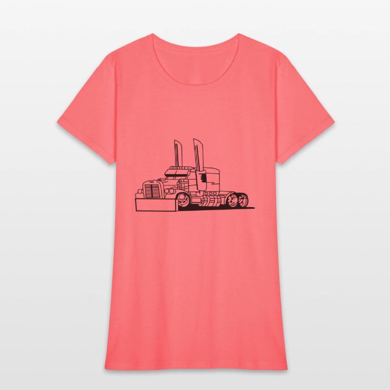 Comic style truck