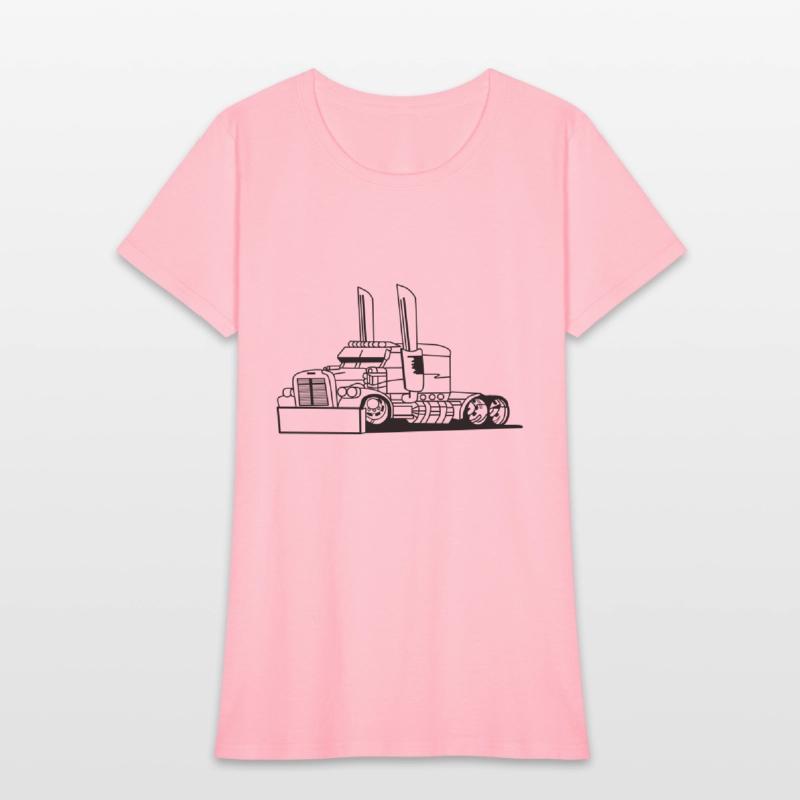 Comic style truck