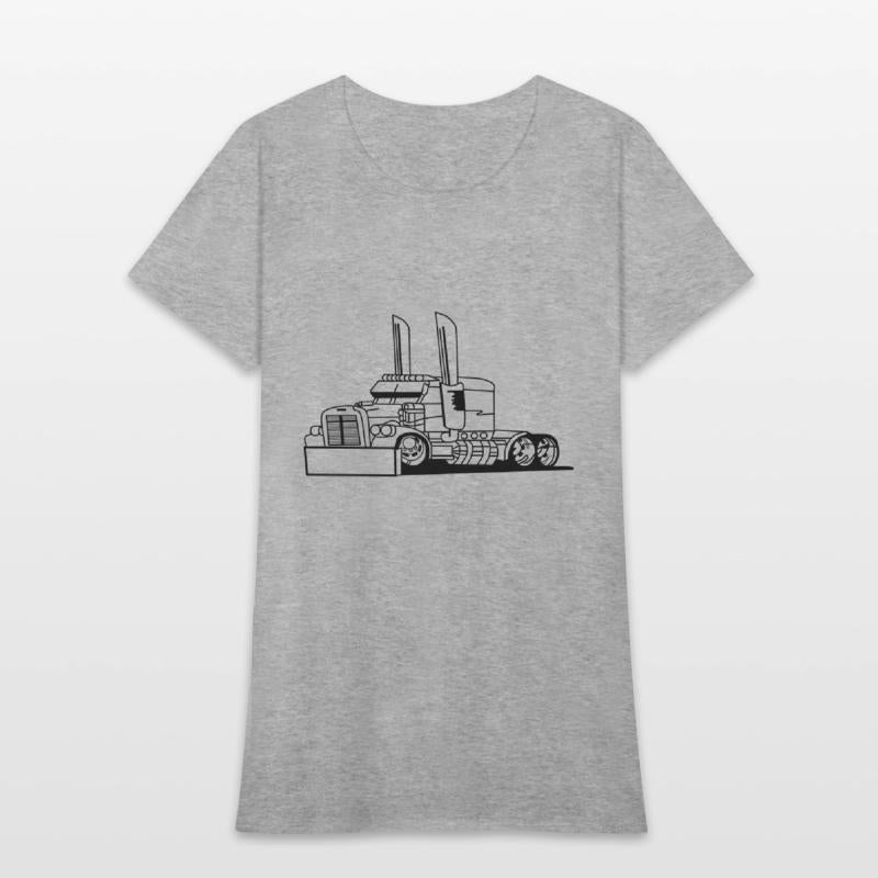 Comic style truck