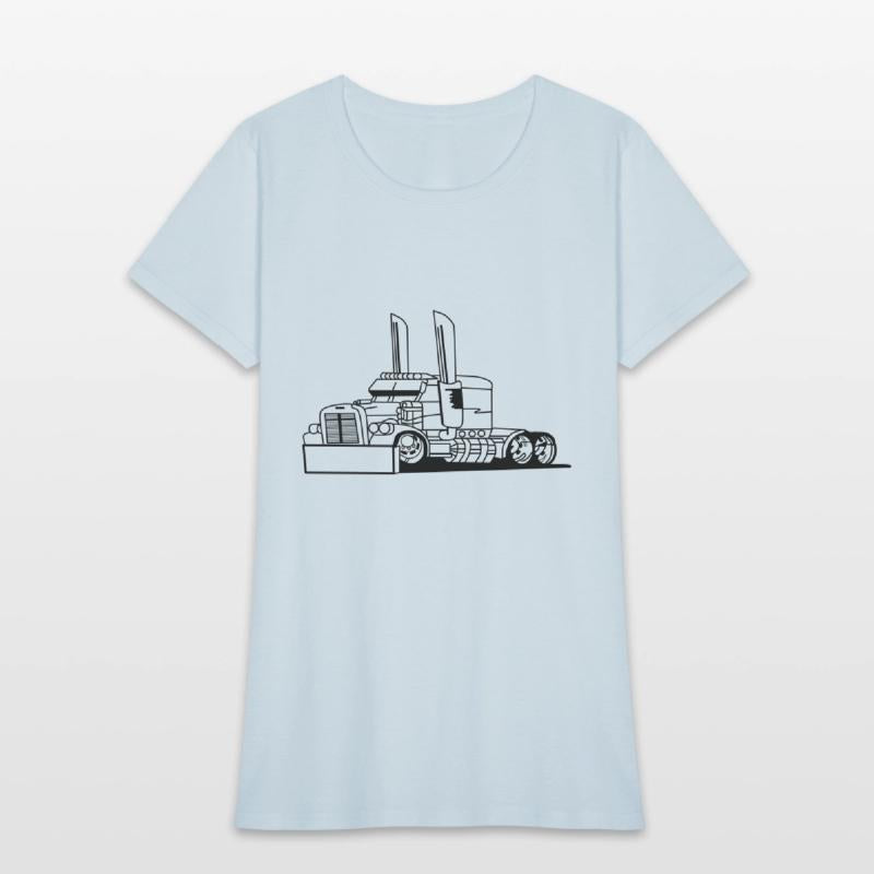 Comic style truck