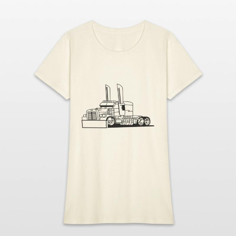 Comic style truck