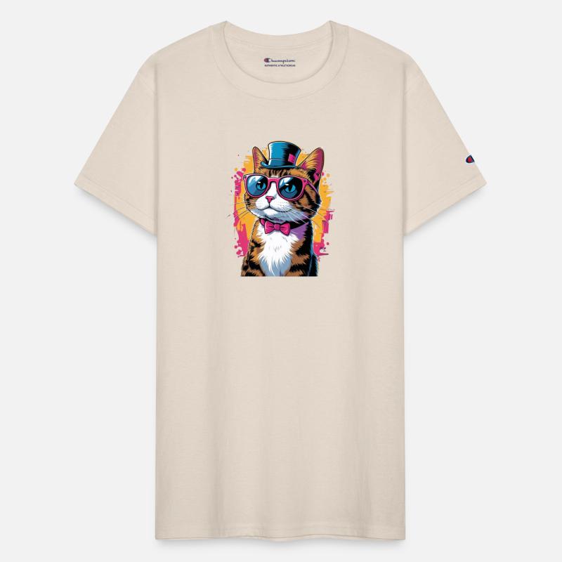 Cool Cat Vibes – Stylish Tuxedo Cat with Shades