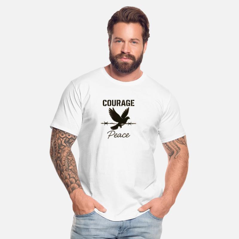 Courage and Peace Dove Graphic-Symbol of Strength