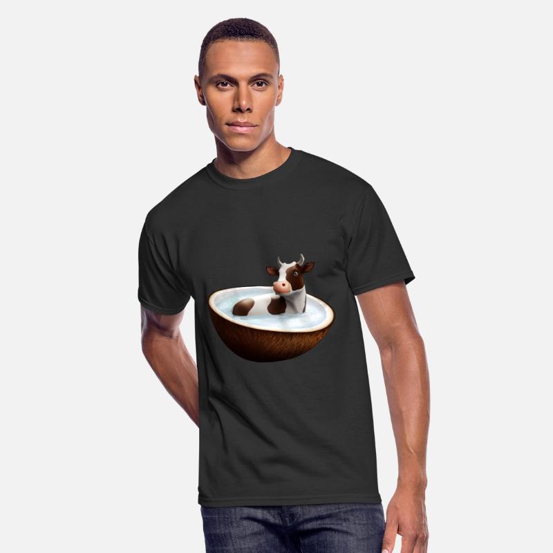 Cow in coconut