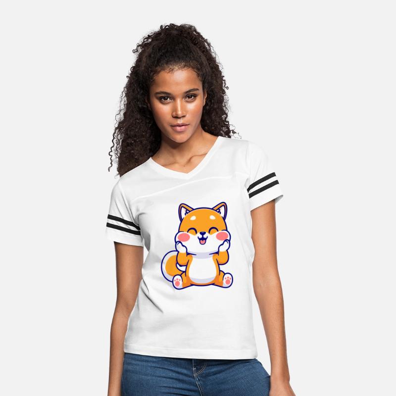 Cute Shiba Inu Dog With Lovely Cheek