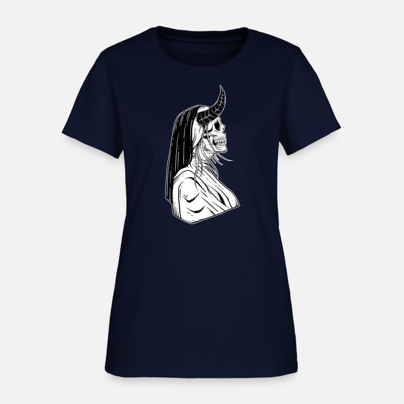 Dark Devil Skull Nun Art