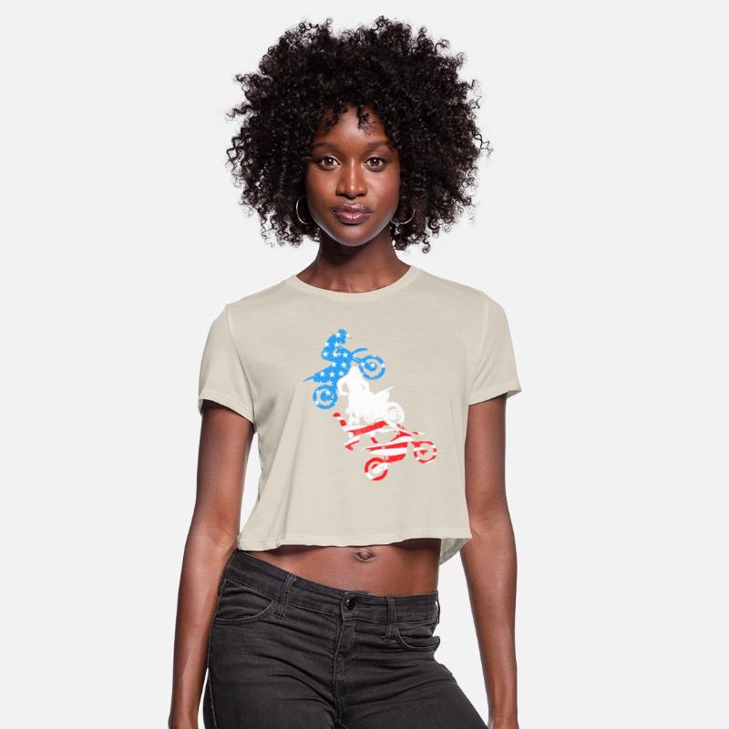 Dirt Bike Rider Blue White Red