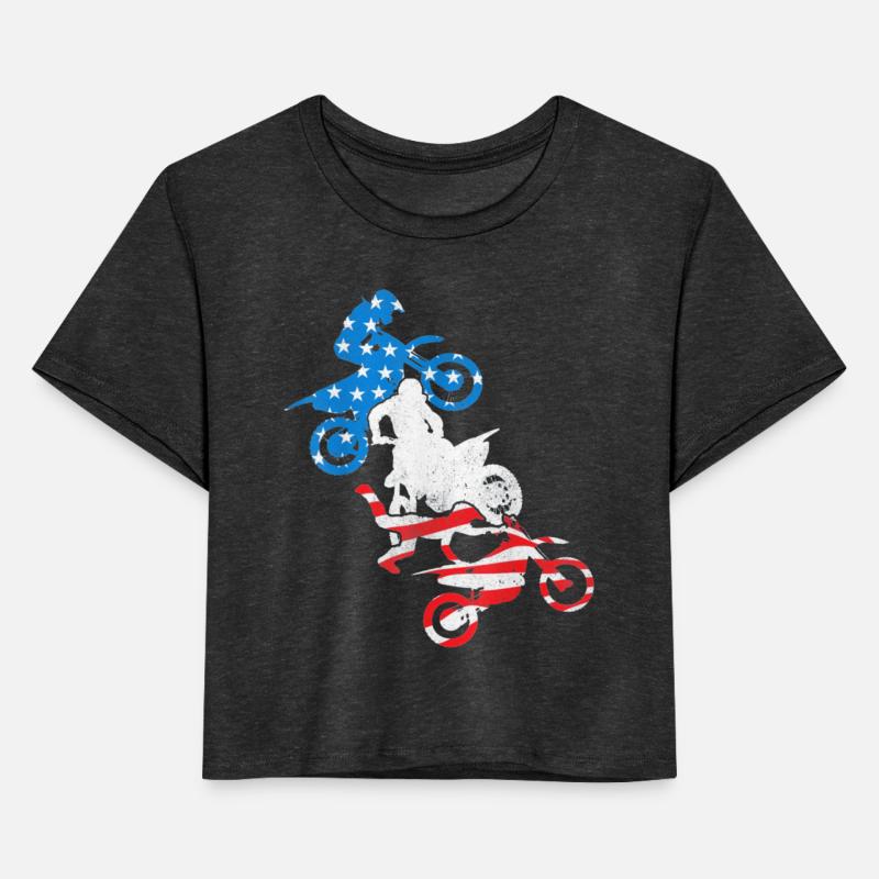 Dirt Bike Rider Blue White Red