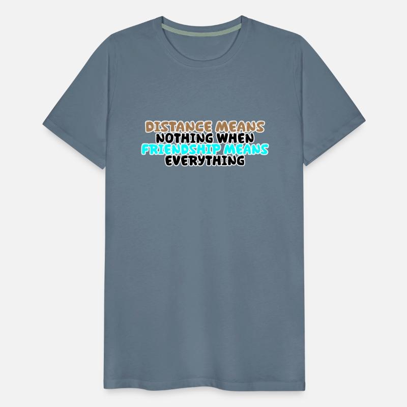 Distance Means Nothing – True Friendship Quote