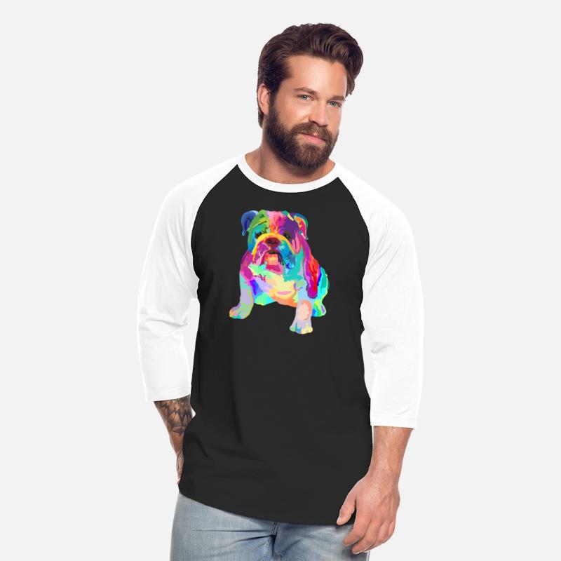 Dog Colorful English Bulldog s