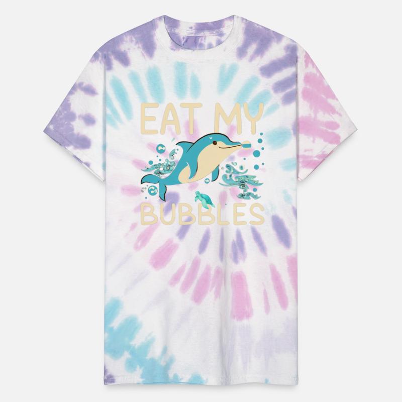 Dolphin Eat My Bubbles Turtle In Water