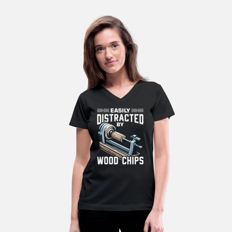 Easily Distracted By Wood Chips Woodturning Lathe
