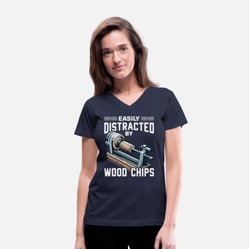 Easily Distracted By Wood Chips Woodturning Lathe