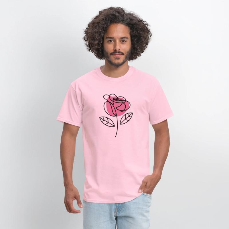 Elegant Simplicity: One-Line Rose Drawing