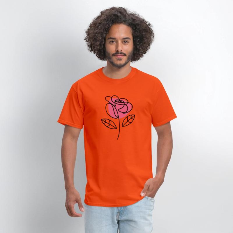 Elegant Simplicity: One-Line Rose Drawing