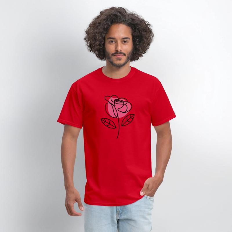 Elegant Simplicity: One-Line Rose Drawing