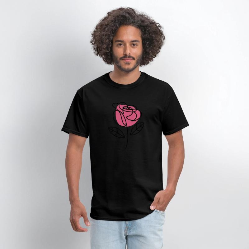 Elegant Simplicity: One-Line Rose Drawing