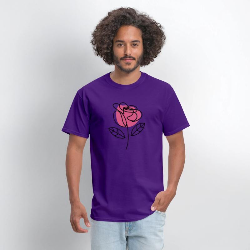 Elegant Simplicity: One-Line Rose Drawing