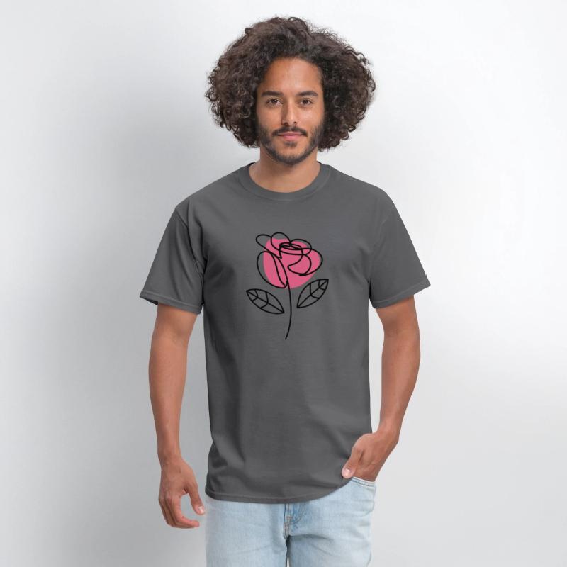 Elegant Simplicity: One-Line Rose Drawing