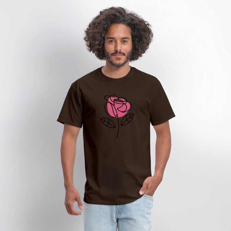 Elegant Simplicity: One-Line Rose Drawing