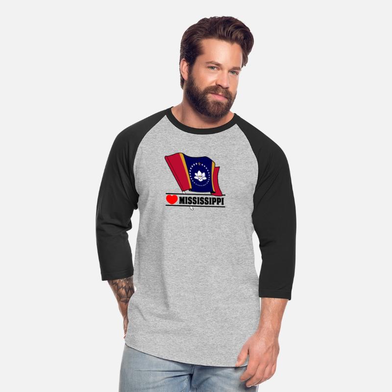 Flag Mississippi heart 'MISSISSIPPI'