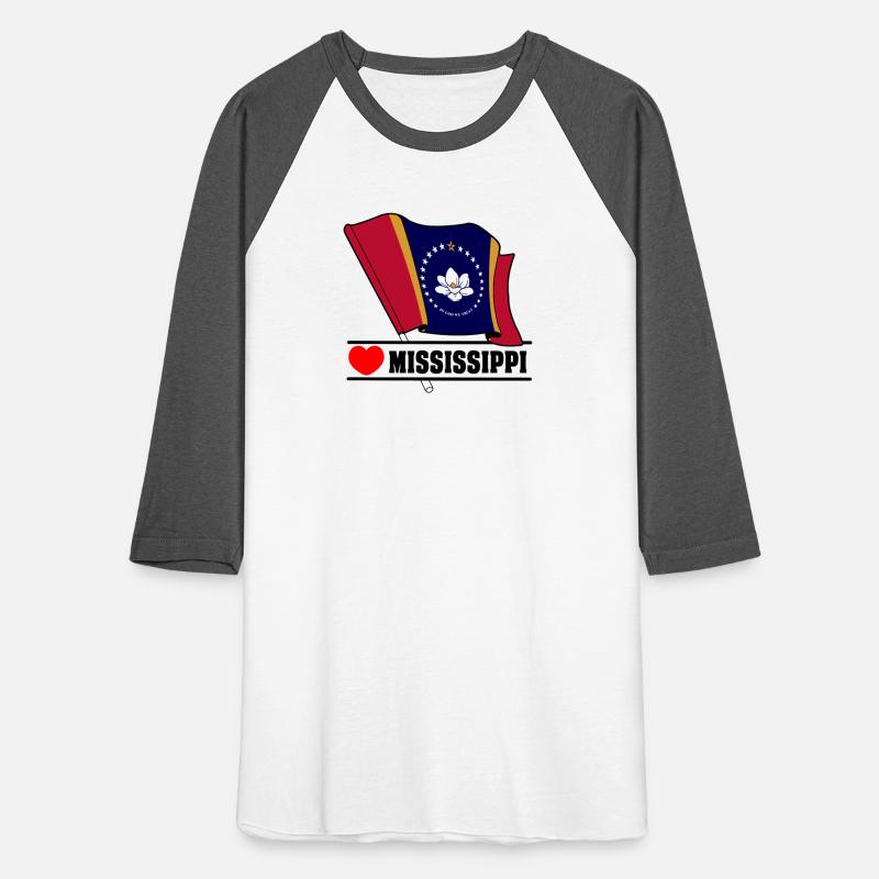 Flag Mississippi heart 'MISSISSIPPI'
