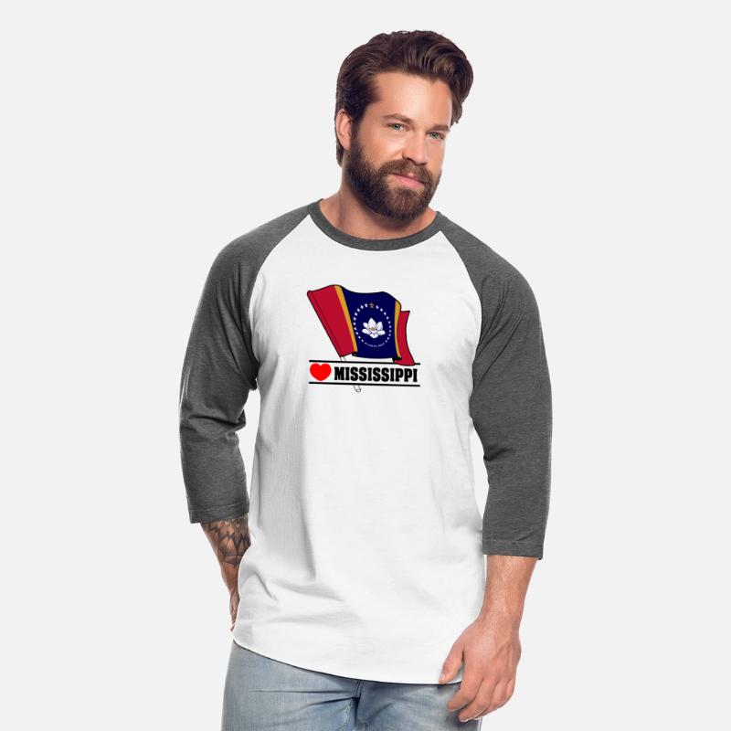 Flag Mississippi heart 'MISSISSIPPI'