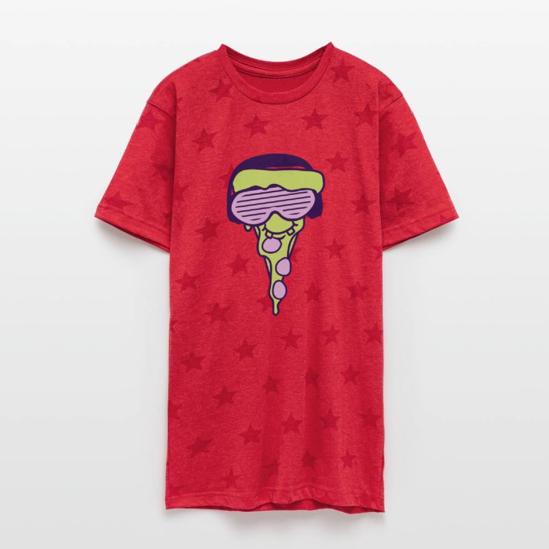 Funny DJ Salami Pizza Slice Fast Food Music Party