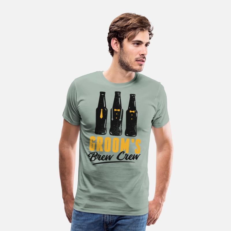Groom's Brew Crew Beer Bottles