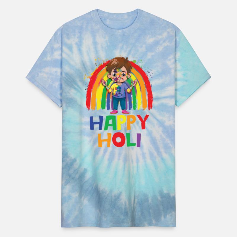 Happy Holi Hindu Spring Festival Of Colors Rainbow