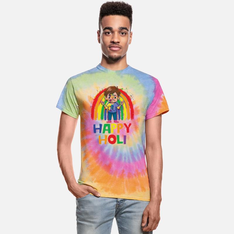 Happy Holi Hindu Spring Festival Of Colors Rainbow